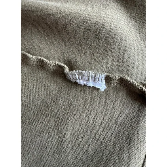 Isaac Mizrahi Live Essentials Olive Green Open Front Cardigan Pockets 3X Plus - Picture 8 of 9